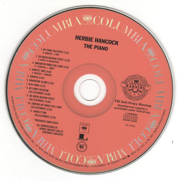 The Piano (CD) | Near Mint (NM or M-) Near Mint (NM or M-) - JAZZ / USED *NEAR MINT*