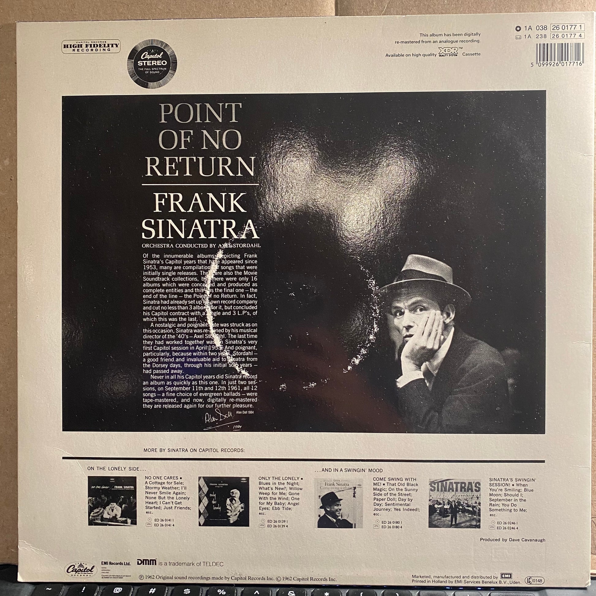 Frank Sinatra - Point Of No Return *DMM / EU PRESS* | Near Mint (NM) Excellent (EX) - JAZZ / USED *NEAR MINT*