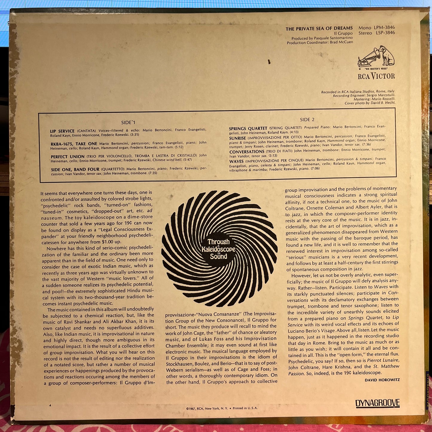 Gruppo di Improvvisazione Nuova Consonanza - The Private Sea Of Dreams | Near Mint (NM) Excellent (EX) - JAZZ / USED *NEAR MINT*