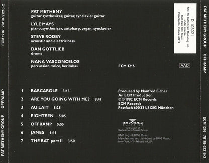 Pat Metheny Group - Offramp (CD CLUB) | Near Mint (NM) Excellent+ (EX+) - JAZZ / USED *NEAR MINT*
