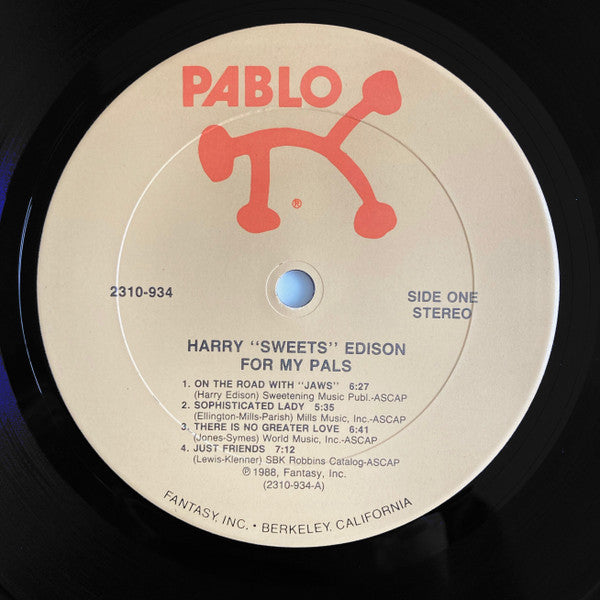 For My Pals (VINYL) | Near Mint (NM) Near Mint (NM) - JAZZ / USED *NEAR MINT*