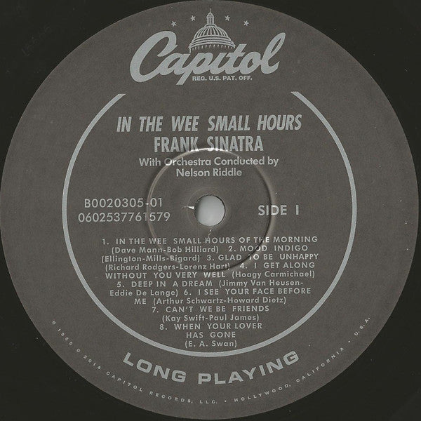 Frank Sinatra - In The Wee Small Hours (VINYL) | Near Mint (NM) Near Mint (NM) - JAZZ / USED *NEAR MINT*