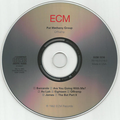 Pat Metheny Group - Offramp (CD CLUB) | Near Mint (NM) Excellent+ (EX+) - JAZZ / USED *NEAR MINT*