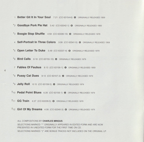 Mingus Ah Um (SACD) | Near Mint (NM or M-) Near Mint (NM or M-) - JAZZ / USED *NEAR MINT*