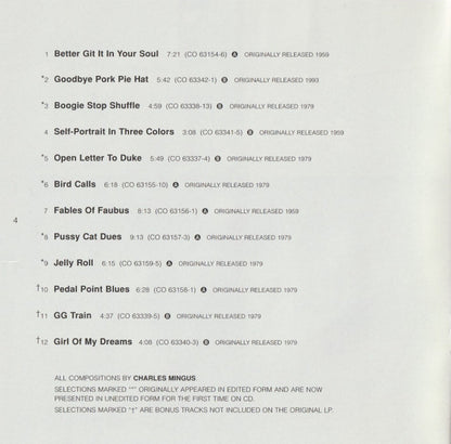 Mingus Ah Um (SACD) | Near Mint (NM or M-) Near Mint (NM or M-) - JAZZ / USED *NEAR MINT*