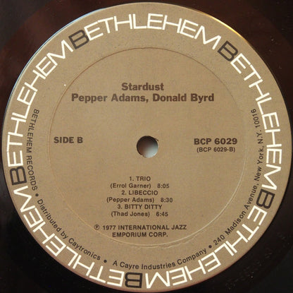 Pepper Adams - Stardust - The Bethlehem Years | Near Mint (NM) Very Good Plus (VG+) - JAZZ / USED *NEAR MINT*