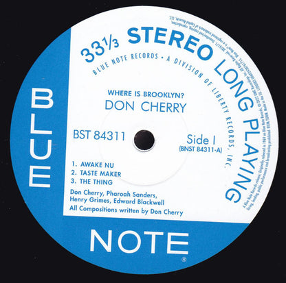 Don Cherry - Where Is Brooklyn? (VINYL LP BLUE NOTE 3876171 2022) | Near Mint (NM or M-) Near Mint (NM) - JAZZ / USED *NEAR MINT*