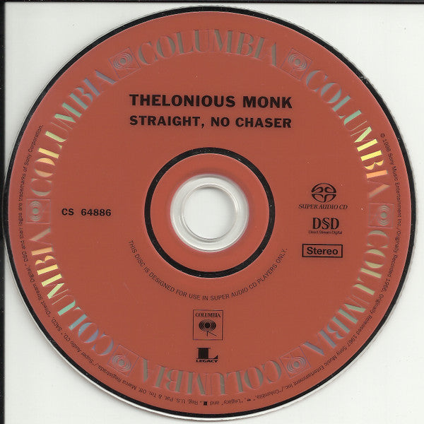 Thelonious Monk - Straight, No Chaser (SACD) | Near Mint (NM) Near Mint (NM) - JAZZ / USED *NEAR MINT*