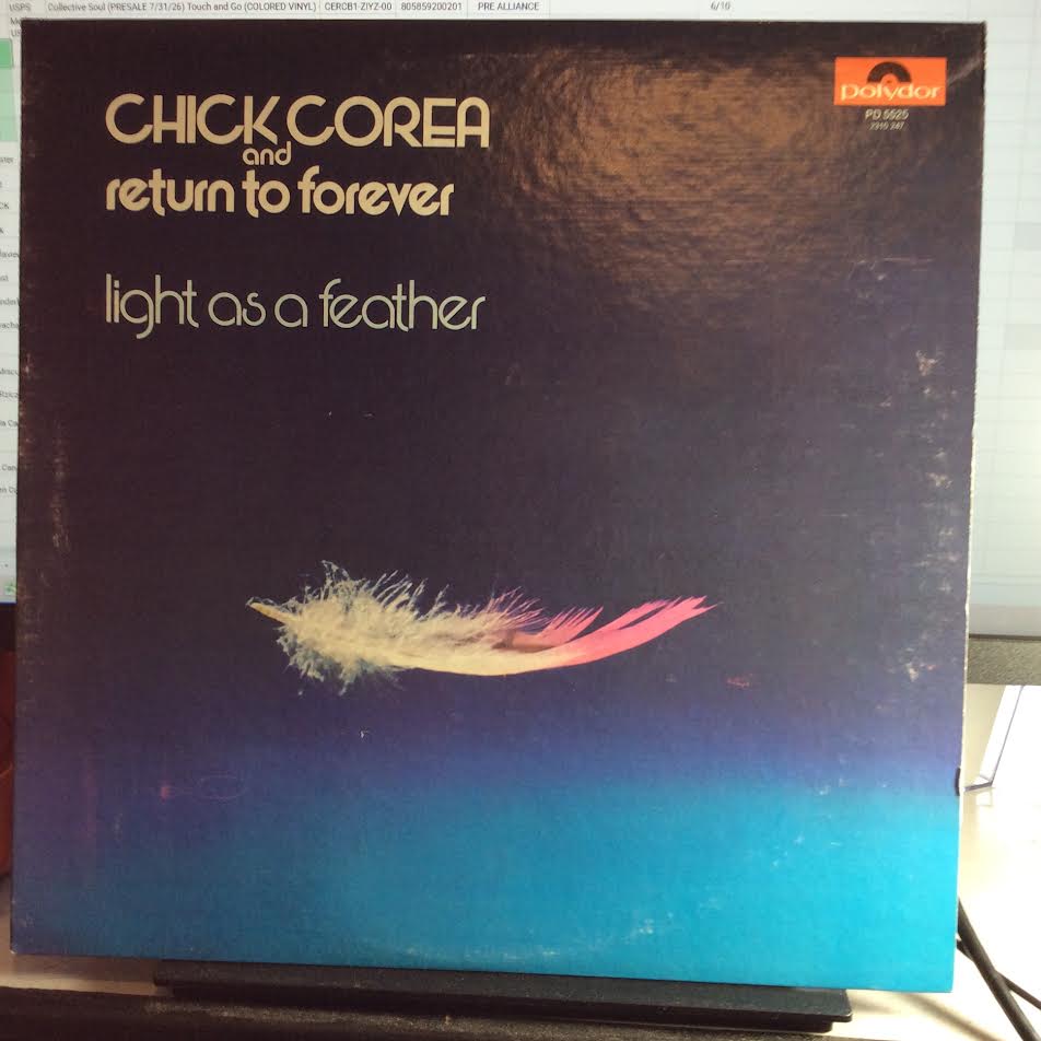 Chick Corea - Light As A Feather ( VINYL LP Polydor ‎– PD 5525, Polydor ‎– PD-5525) | USED Near Mint (NM) Excellent (EX) - JAZZ / USED *NEAR MINT*