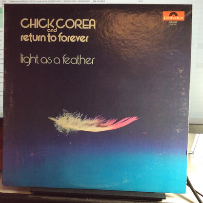 Chick Corea - Light As A Feather ( VINYL LP Polydor ‎– PD 5525, Polydor ‎– PD-5525) | USED Near Mint (NM) Excellent (EX) - JAZZ / USED *NEAR MINT*