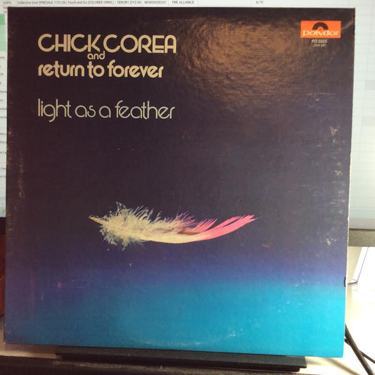 Chick Corea - Light As A Feather ( VINYL LP Polydor ‎– PD 5525, Polydor ‎– PD-5525) | USED Near Mint (NM) Excellent (EX) - JAZZ / USED *NEAR MINT*