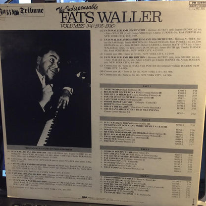 The Indispensable Fats Waller - Volumes 3/4 (1935-1936) (2xVINYL) | Near Mint (NM) Excellent+ (EX+) - JAZZ / USED *NEAR MINT*