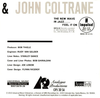 Duke Ellington & John Coltrane (SACD) | Near Mint (NM or M-) Near Mint (NM or M-) - JAZZ / USED *NEAR MINT*