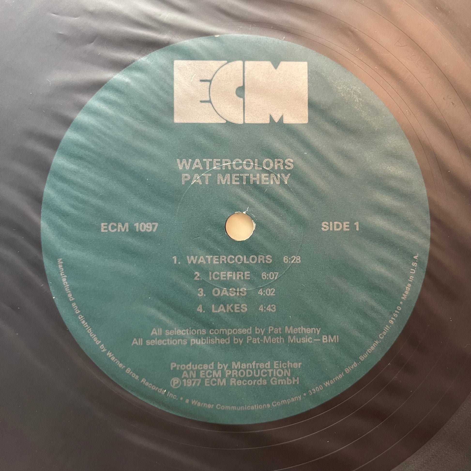 Pat Metheny - Watercolors (VINYL LP ECM ECM 1097 1979) | USED Near Mint (NM or M-) Near Mint (NM) - JAZZ / USED *NEAR MINT*