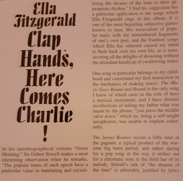 Clap Hands, Here Comes Charlie! (SACD) | Near Mint (NM) Near Mint (NM) - JAZZ / USED *NEAR MINT*