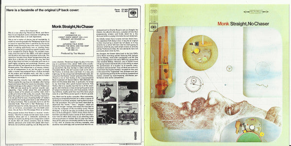 Thelonious Monk - Straight, No Chaser (SACD) | Near Mint (NM) Near Mint (NM) - JAZZ / USED *NEAR MINT*