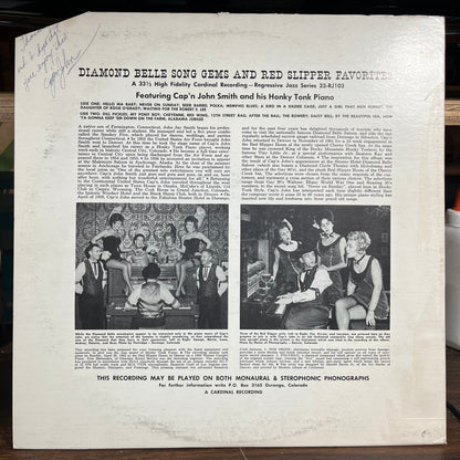*SIGNED* Diamond Belle Songs Gems & Red Slipper Favorites (VINYL) | Near Mint (NM or M-) Near Mint (NM or M-) - JAZZ / USED *NEAR MINT*