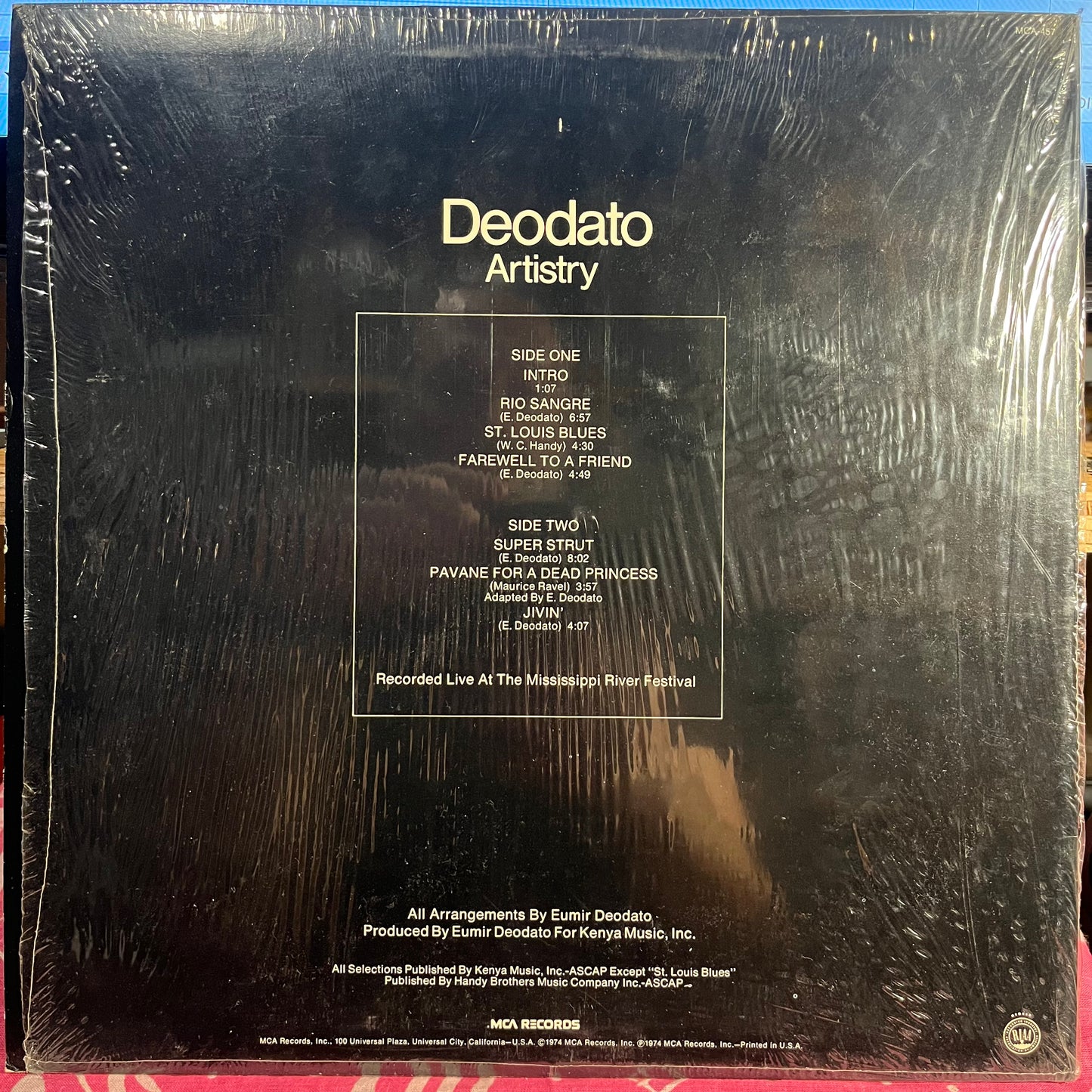 Eumir Deodato - Artistry *GLOVERSVILLE* | Near Mint (NM) Near Mint (NM) - JAZZ / USED *NEAR MINT*