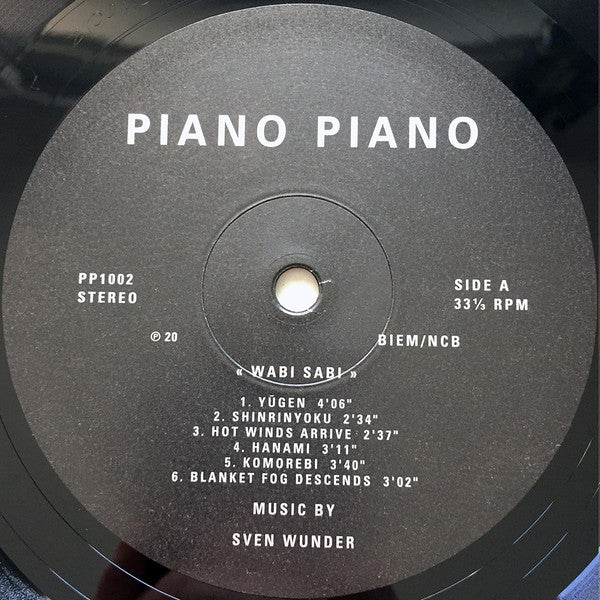 Sven Wunder - Wabi Sabi (VINYL LP) | USED - JAZZ / USED *NEAR MINT*