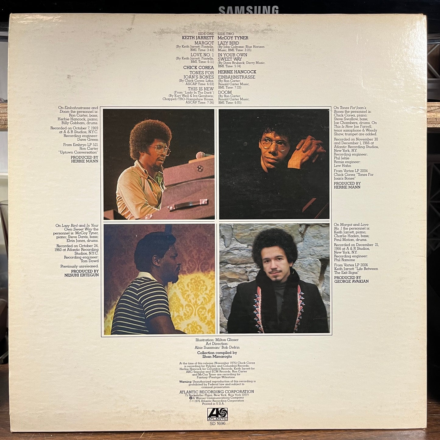 Chick Corea, Herbie Hancock, Keith Jarrett, McCoy Tyner (LP) | Near Mint (NM) Excellent (EX) - JAZZ / USED *NEAR MINT*