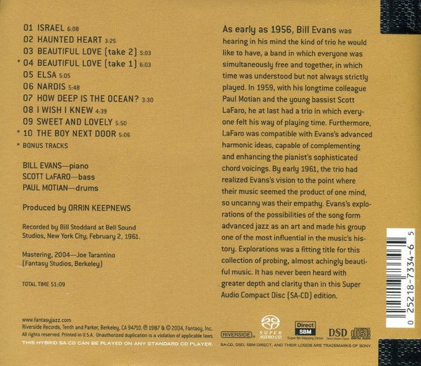 Explorations (SACD) | Near Mint (NM) Excellent (EX) - JAZZ / USED *NEAR MINT*