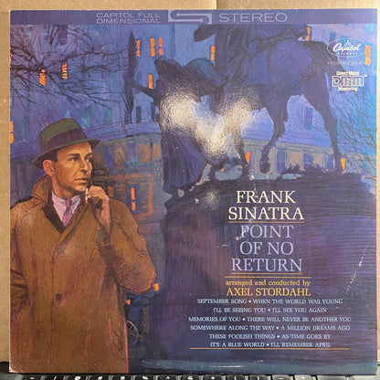 Frank Sinatra - Point Of No Return *DMM / EU PRESS* | Near Mint (NM) Excellent (EX) - JAZZ / USED *NEAR MINT*