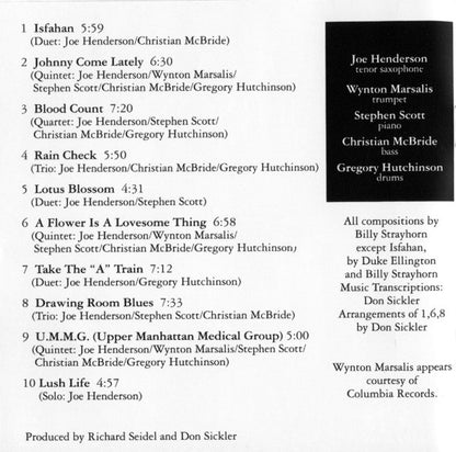 Lush Life (The Music Of Billy Strayhorn) (SACD) | Near Mint (NM or M-) Near Mint (NM or M-) - JAZZ / USED *NEAR MINT*