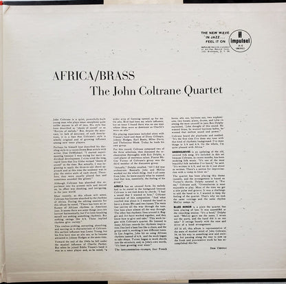 The John Coltrane Quartet - Africa / Brass (VINYL LP WAXTIME IN COLOR 950686 2019) | USED Near Mint (NM or M-) Near Mint (NM) - JAZZ / USED *NEAR MINT*