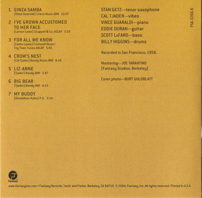 Stan Getz/Cal Tjader Sextet (SACD) | Near Mint (NM or M-) Near Mint (NM or M-) - JAZZ / USED *NEAR MINT*