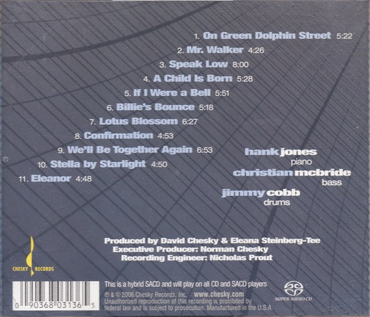 Hank Jones / Christian McBride / Jimmy Cobb - West Of 5th (SACD) | Near Mint (NM) Near Mint (NM) - JAZZ / USED *NEAR MINT*