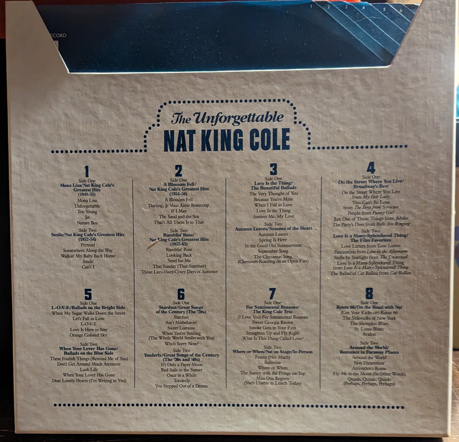 Nat King Cole - The Unforgettable | Near Mint (NM) Near Mint (NM) - JAZZ / USED *NEAR MINT*