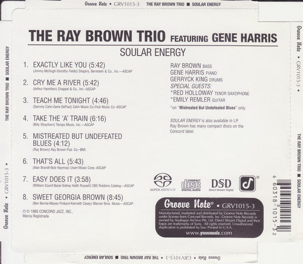 Soular Energy (SACD) | Near Mint (NM or M-) Near Mint (NM or M-) - JAZZ / USED *NEAR MINT*