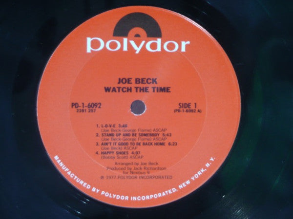 Watch The Time | Very Good (VG) - JAZZ / USED *NEAR MINT*