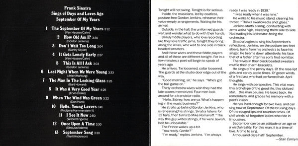 September Of My Years (CD) | Near Mint (NM) Near Mint (NM) - JAZZ / USED *NEAR MINT*