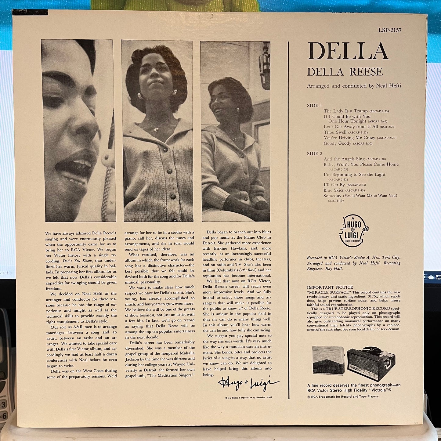 Della Reese Della LP Near Mint (NM or M-) Near Mint (NM or M-)