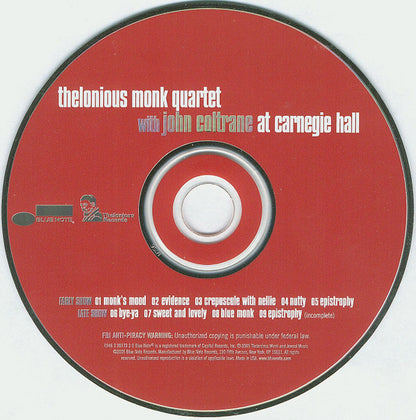 At Carnegie Hall (CD) | Near Mint (NM) Near Mint (NM) - JAZZ / USED *NEAR MINT*