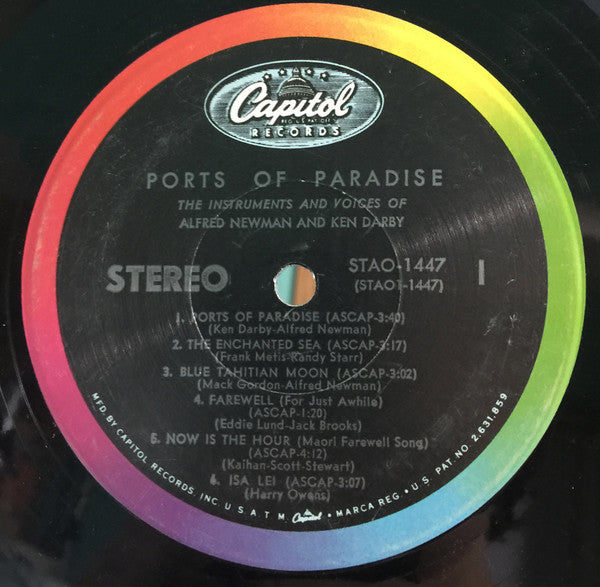 Alfred Newman - Ports Of Paradise *SRC* | Near Mint (NM) Excellent (EX) - JAZZ / USED *NEAR MINT*