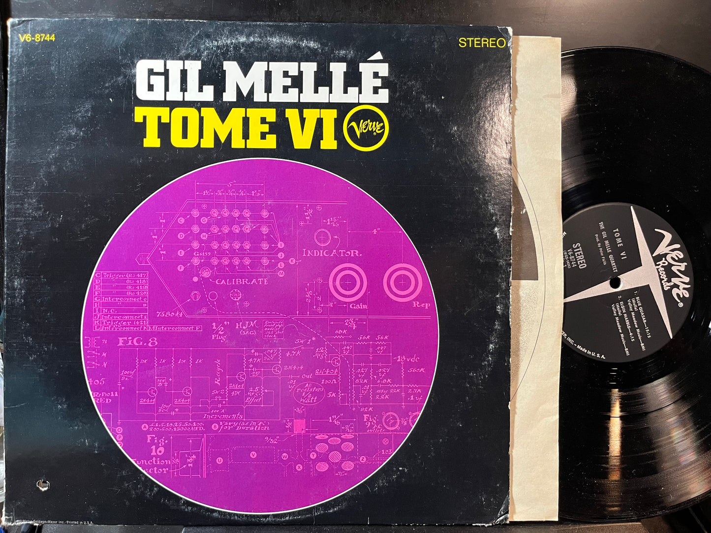 Gil Mellé - Tome VI (VINYL LP) | Near Mint (NM or M-) Very Good Plus Plus (VG++) - JAZZ / USED *NEAR MINT*