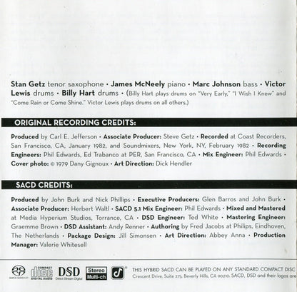 Pure Getz (SACD) | Near Mint (NM or M-) Near Mint (NM or M-) - JAZZ / USED *NEAR MINT*