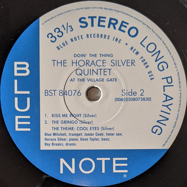 Doin' The Thing - At The Village Gate (VINYL) | Near Mint (NM or M-) Near Mint (NM or M-) - JAZZ / USED *NEAR MINT*