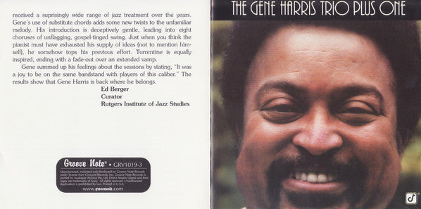 The Gene Harris Trio Plus One (SACD) | Near Mint (NM) Near Mint (NM) - JAZZ / USED *NEAR MINT*