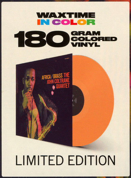 The John Coltrane Quartet - Africa / Brass (VINYL LP WAXTIME IN COLOR 950686 2019) | Near Mint (NM or M-) Near Mint (NM) - JAZZ / USED *NEAR MINT*
