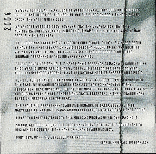 Not In Our Name (CD) | - JAZZ / USED *NEAR MINT*