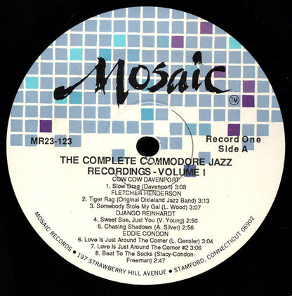 The Complete Commodore Jazz Recordings Volume I (23xVINYL BOX) | Near Mint (NM or M-) Near Mint (NM or M-) - JAZZ / USED *NEAR MINT*