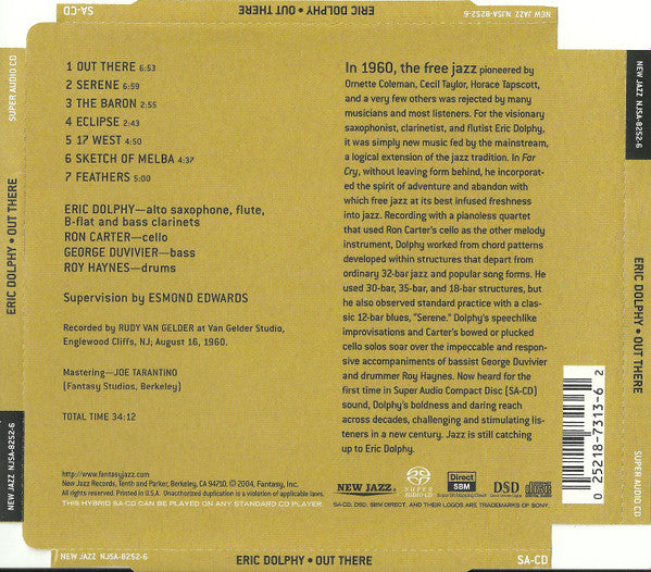 Out There (SACD) | Near Mint (NM or M-) Near Mint (NM or M-) - JAZZ / USED *NEAR MINT*