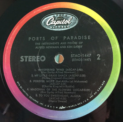 Alfred Newman - Ports Of Paradise *SRC* | Near Mint (NM) Excellent (EX) - JAZZ / USED *NEAR MINT*