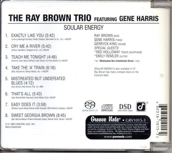Soular Energy (SACD) | Near Mint (NM or M-) Near Mint (NM or M-) - JAZZ / USED *NEAR MINT*