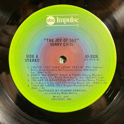 The Joy Of Sax (LP) | Near Mint (NM) Excellent (EX) - JAZZ / USED *NEAR MINT*