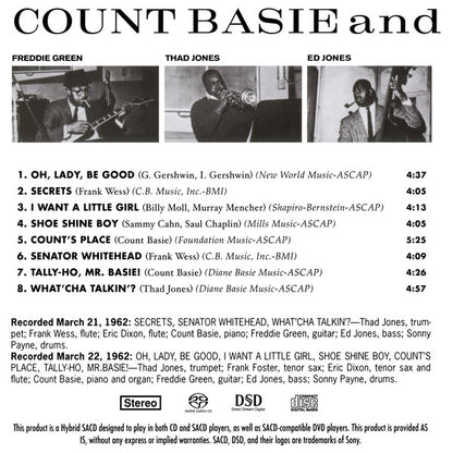 Count Basie And The Kansas City 7 (SACD) | Near Mint (NM or M-) Near Mint (NM or M-) - JAZZ / USED *NEAR MINT*