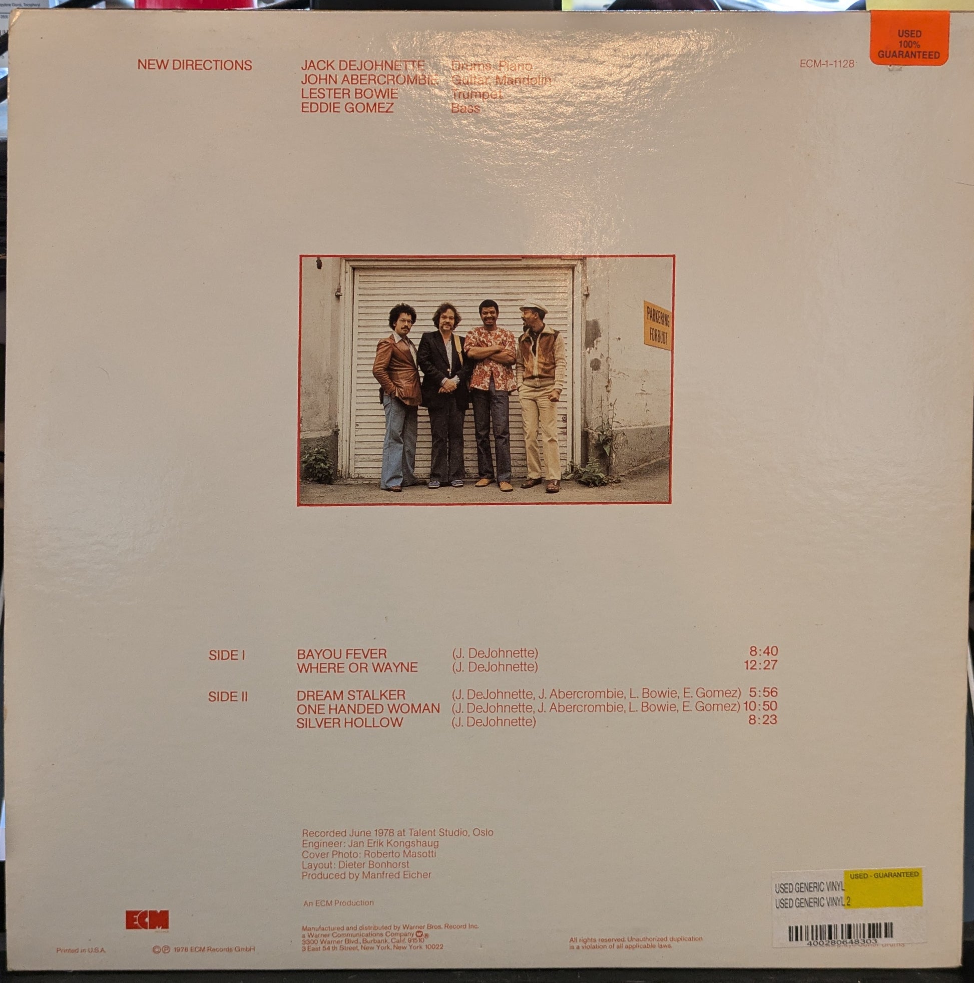 New Directions (VINYL) | Near Mint (NM) Near Mint (NM) - JAZZ / USED *NEAR MINT*